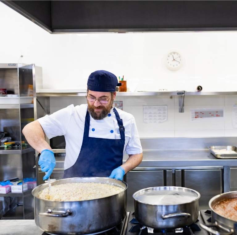 curso de cocina para colegios y hospitales