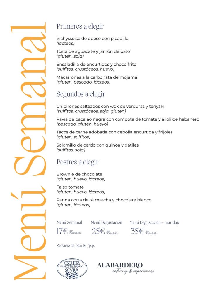 Menú Semanal ESHS